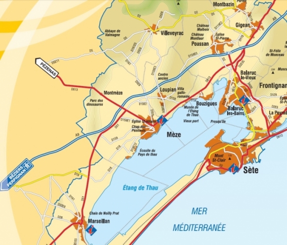 Plan © Office de Tourisme de la CCNBT